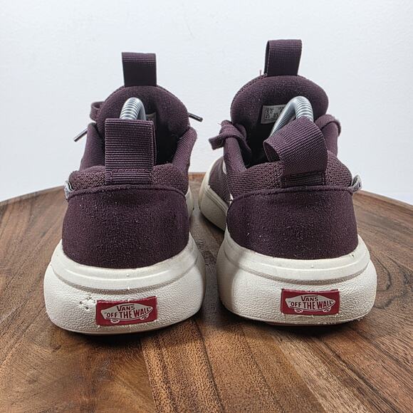 Vans UltraRange Rapidweld Womens Dark Red Burgundy Size 6.5 Running Shoes - Picture 3 of 10